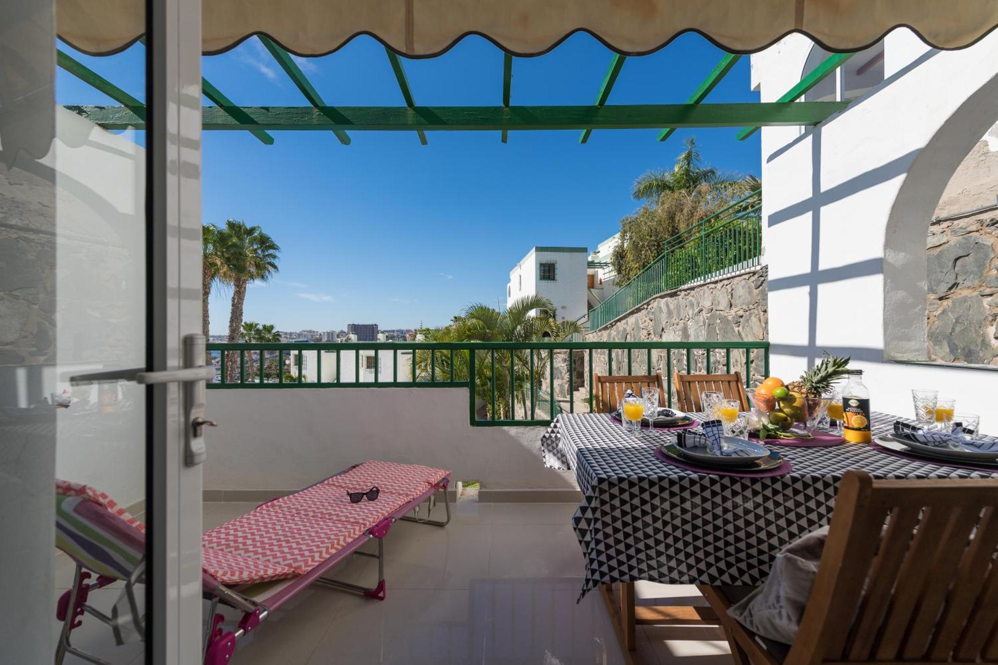 Sea View 2Br Toploctaion Heated Pool 5 Min To Beach Διαμέρισμα San Agustín Εξωτερικό φωτογραφία